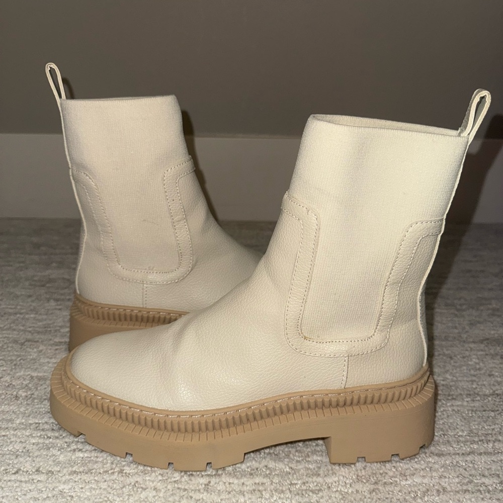 Mango Women's Cream Boots